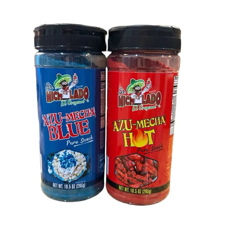 Sr. Michelado Azu Mecha Blue & Hot Combo Seasoning (LARGE BOTTLES)