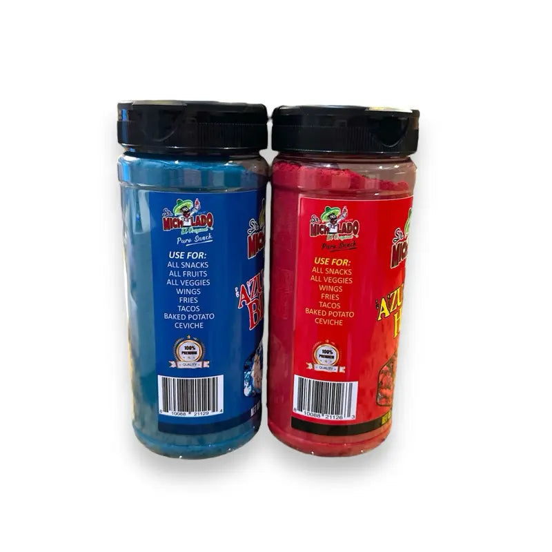 Sr. Michelado Azu Mecha Blue & Hot Combo Seasoning (LARGE BOTTLES)