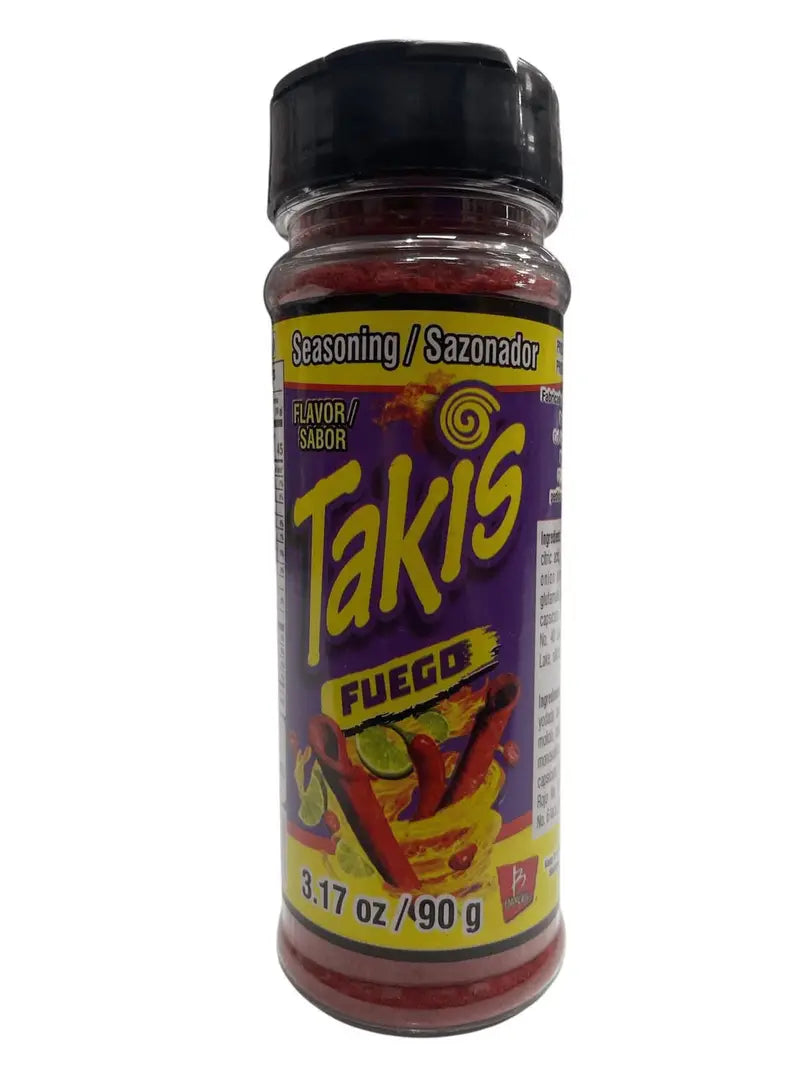 Takis Fuego Chilli Powder Seasoning 3.17 oz 90 g Polvo Sazonador Takis Fuego Flavor Sabor