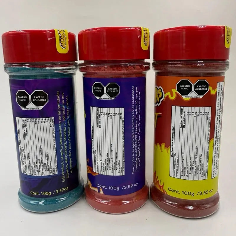 Blue hot, Fuego, Flamin Hot Powder Seasoning