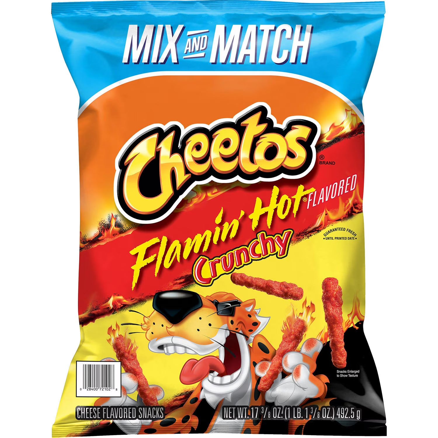 Cheetos Crunchy Flamin' Hot Cheese